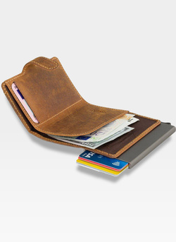 Visconti Slim RFID Blokujúci Pánsky Malý Peňaženka Eko-koža Čierny